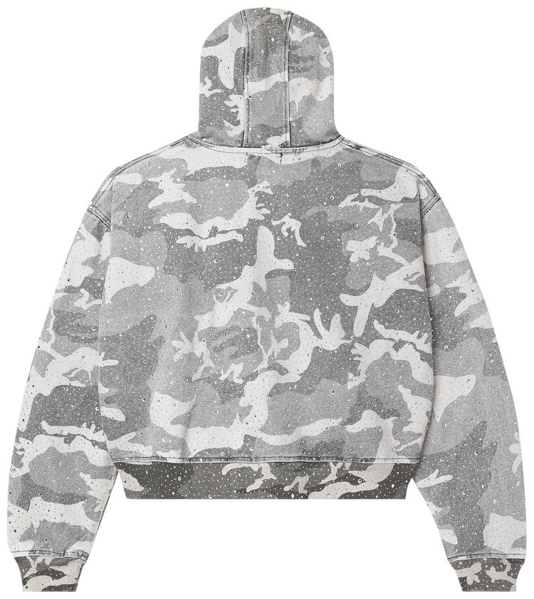 Vale Forever Winter Crystal Camo Work Jacket WashedWhiteCamo