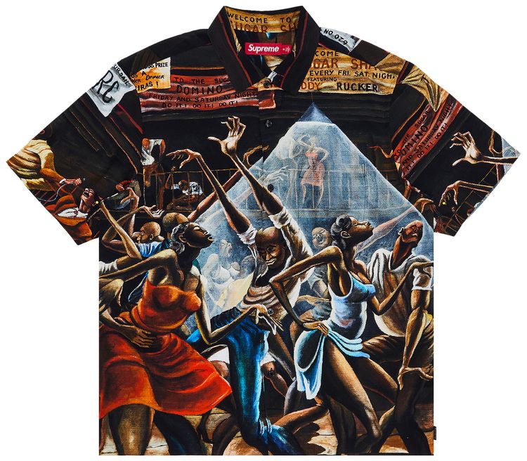 Supreme x Ernie Barnes Short Sleeve Shirt Dance