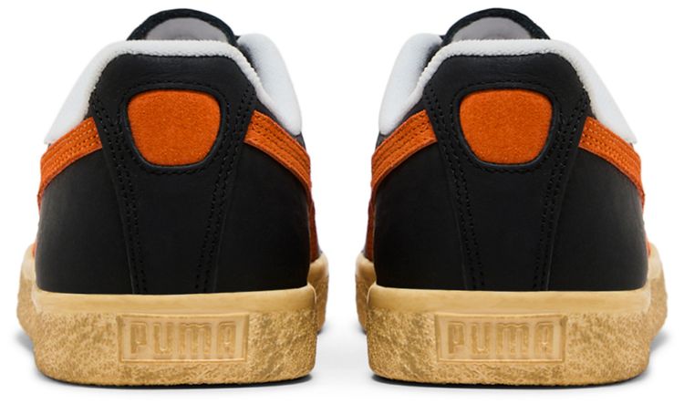 Puma Clyde Vintage Black Rickie Orange