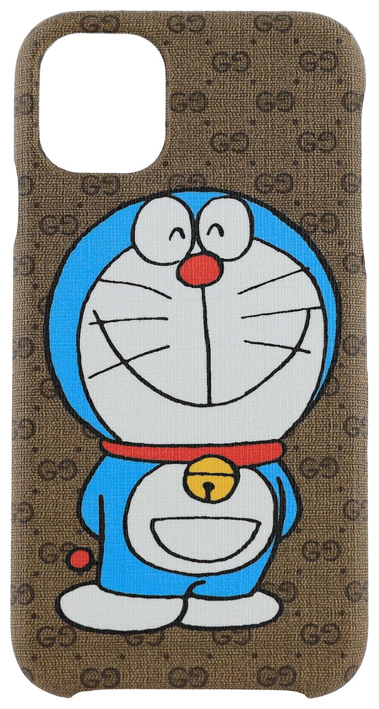 Gucci Doraemon iPhone 11 Phone Case Beige