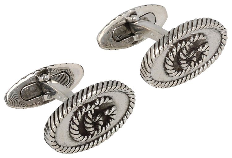 Gucci Double G Cufflinks Silver