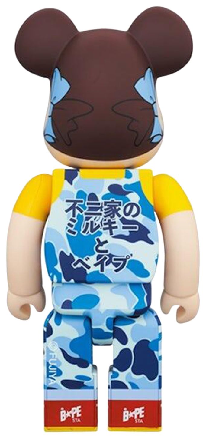 BAPE x BERBRICK x Peko chan 100  400 Set Blue Camo
