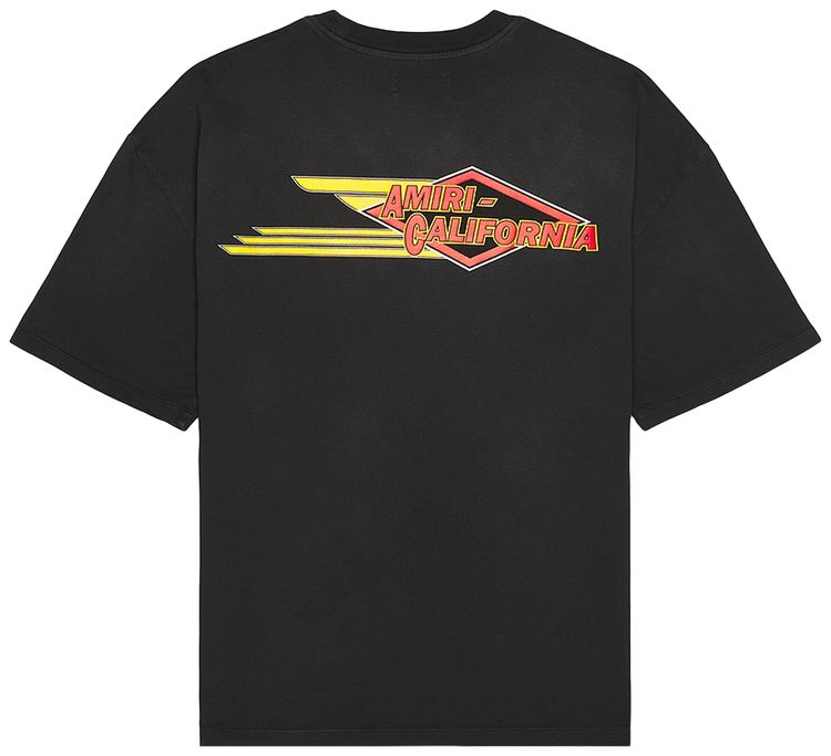 Amiri Eagle Oversized Tee Black