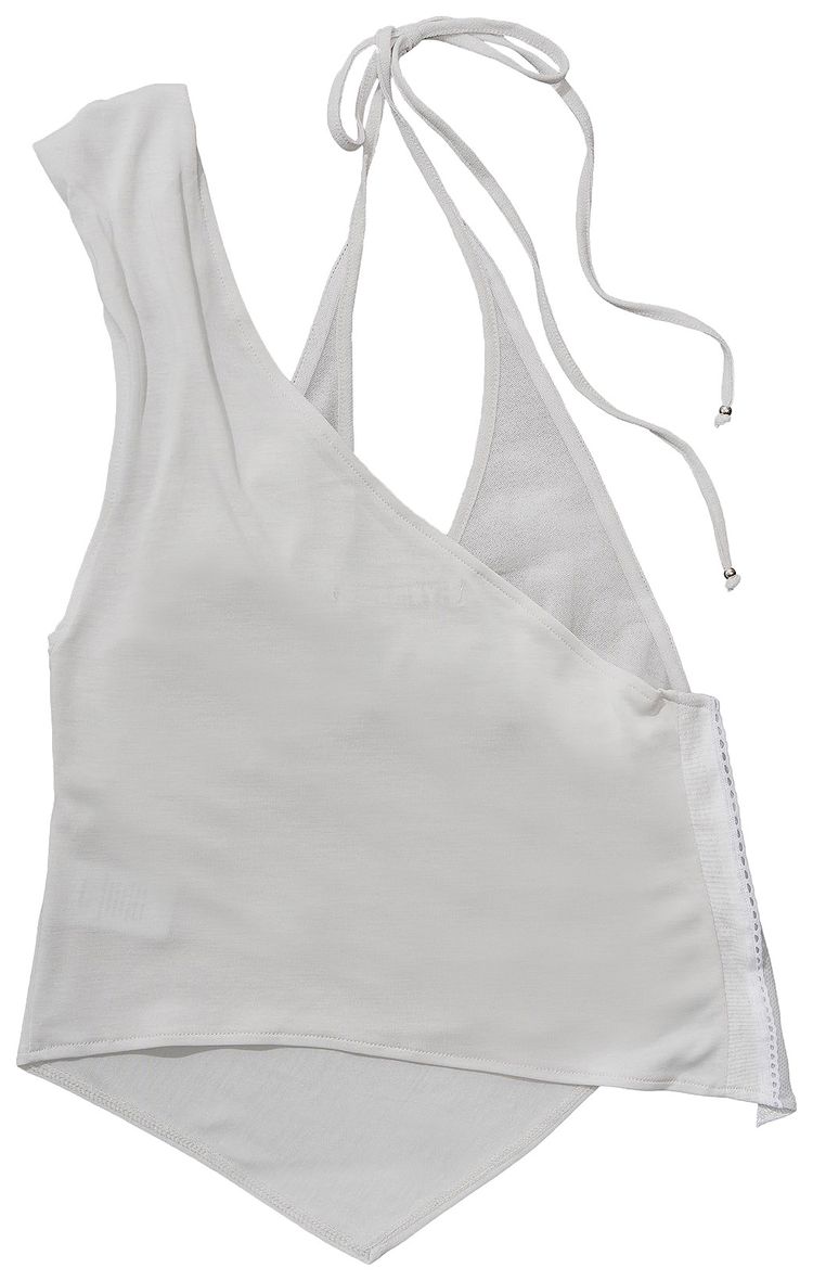 Hyein Seo Tied Slip Top Mist Grey