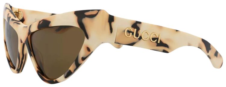 Gucci Cat Eye Sunglasses IvoryBrown