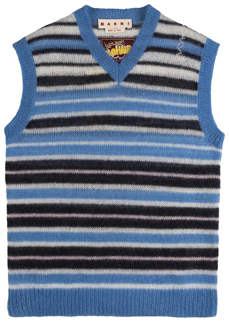 Marni Round Neck Sweater BlueLilac