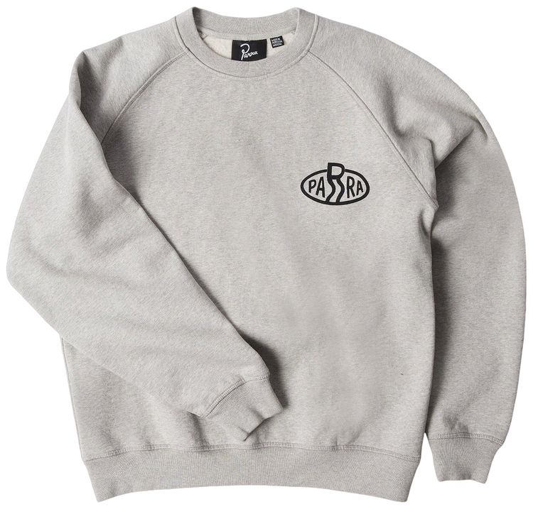 Parra Legs Logo Crew Neck Sweatshirt Heather Grey