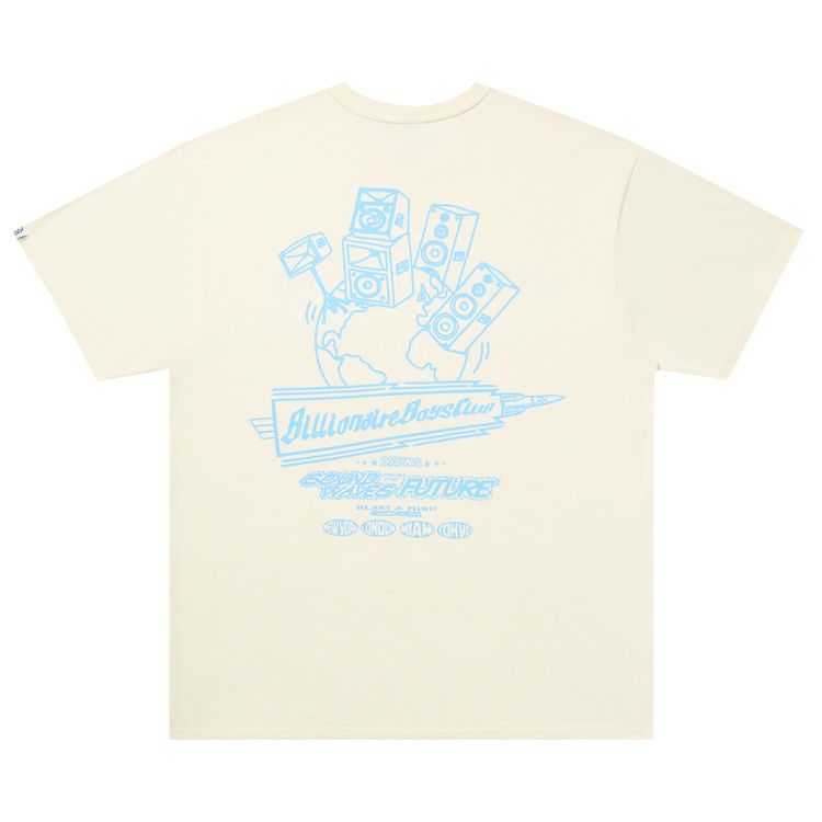 Billionaire Boys Club Sound Waves Short Sleeve Tee Winter White