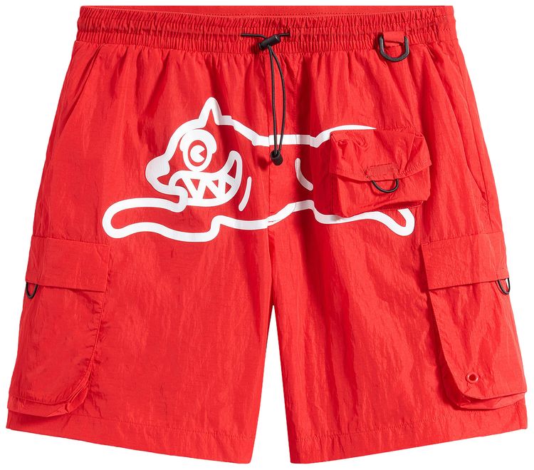 Icecream Walker Cargo Shorts Fiery Red