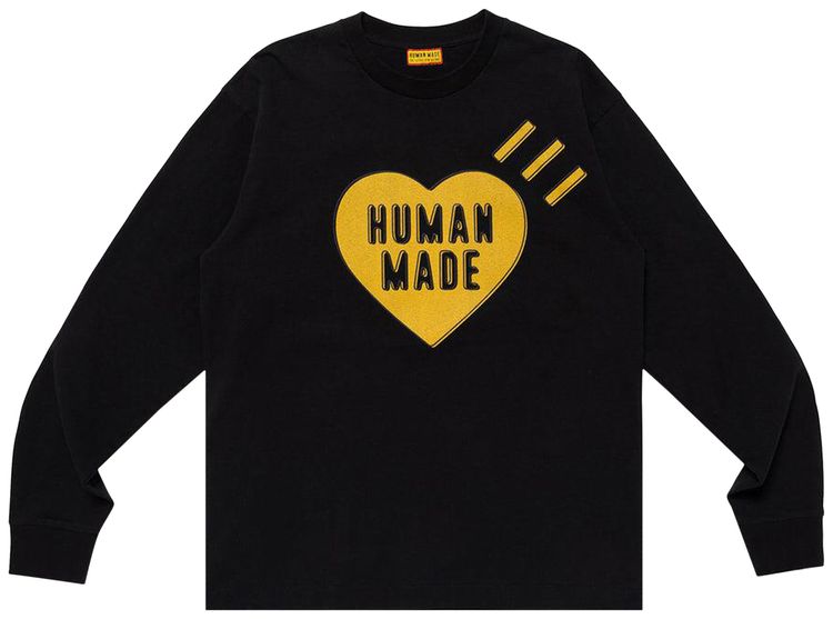 Human Made Graphic Long Sleeve T Shirt Black