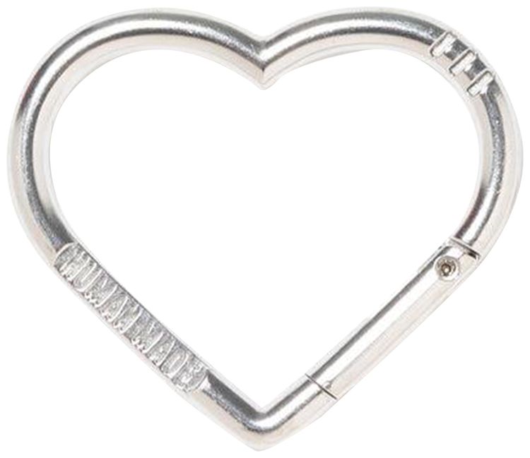 Human Made Heart Carabiner Silver