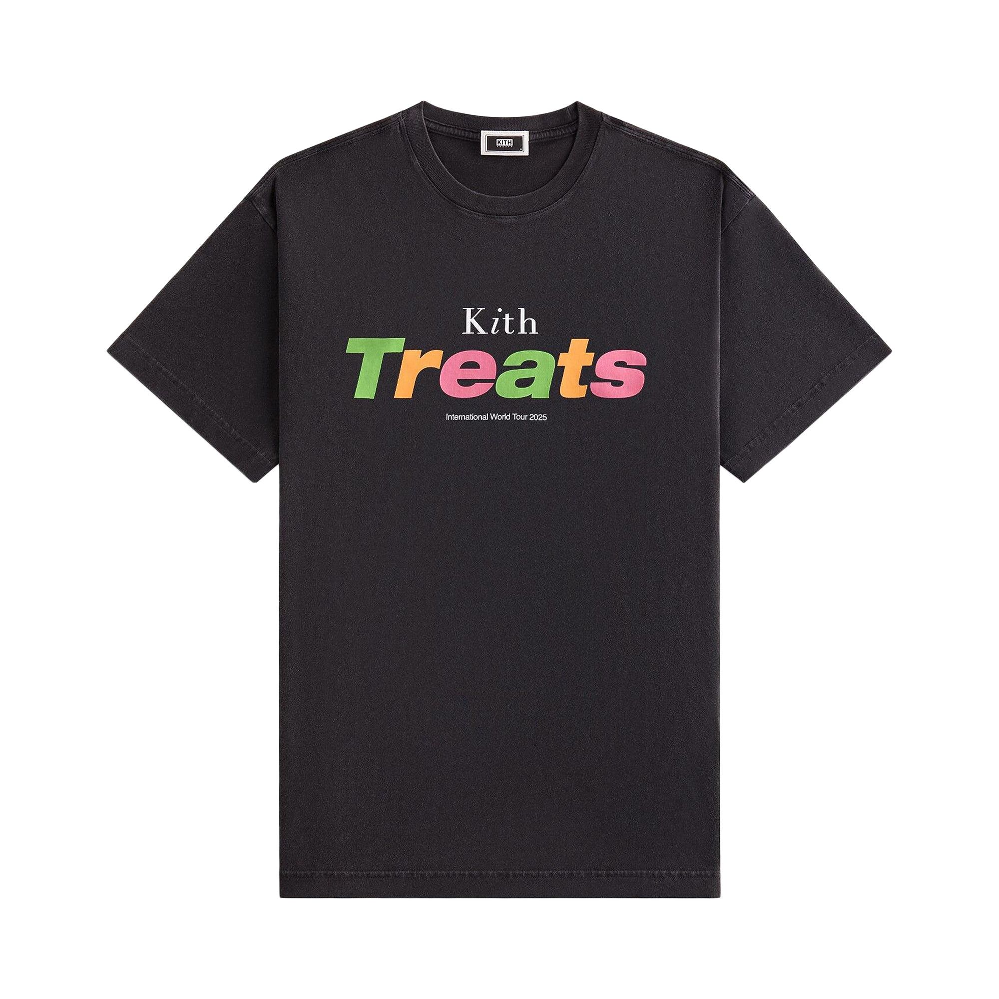 Buy Kith Treats Bizarre Love Swirl Vintage Tee 'Black' - KHT030208