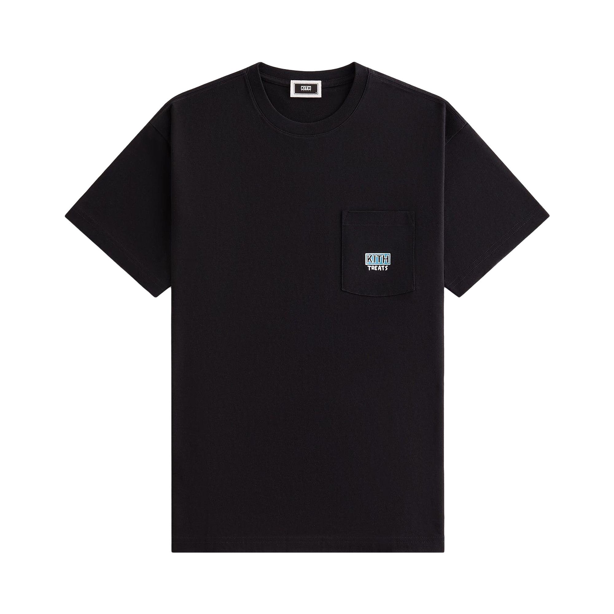 Buy Kith Treats Swirling Live Tour Vintage Pocket Tee 'Black