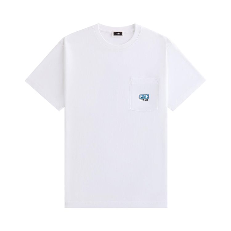 Kith Treats Swirling Live Tour Vintage Pocket Tee White
