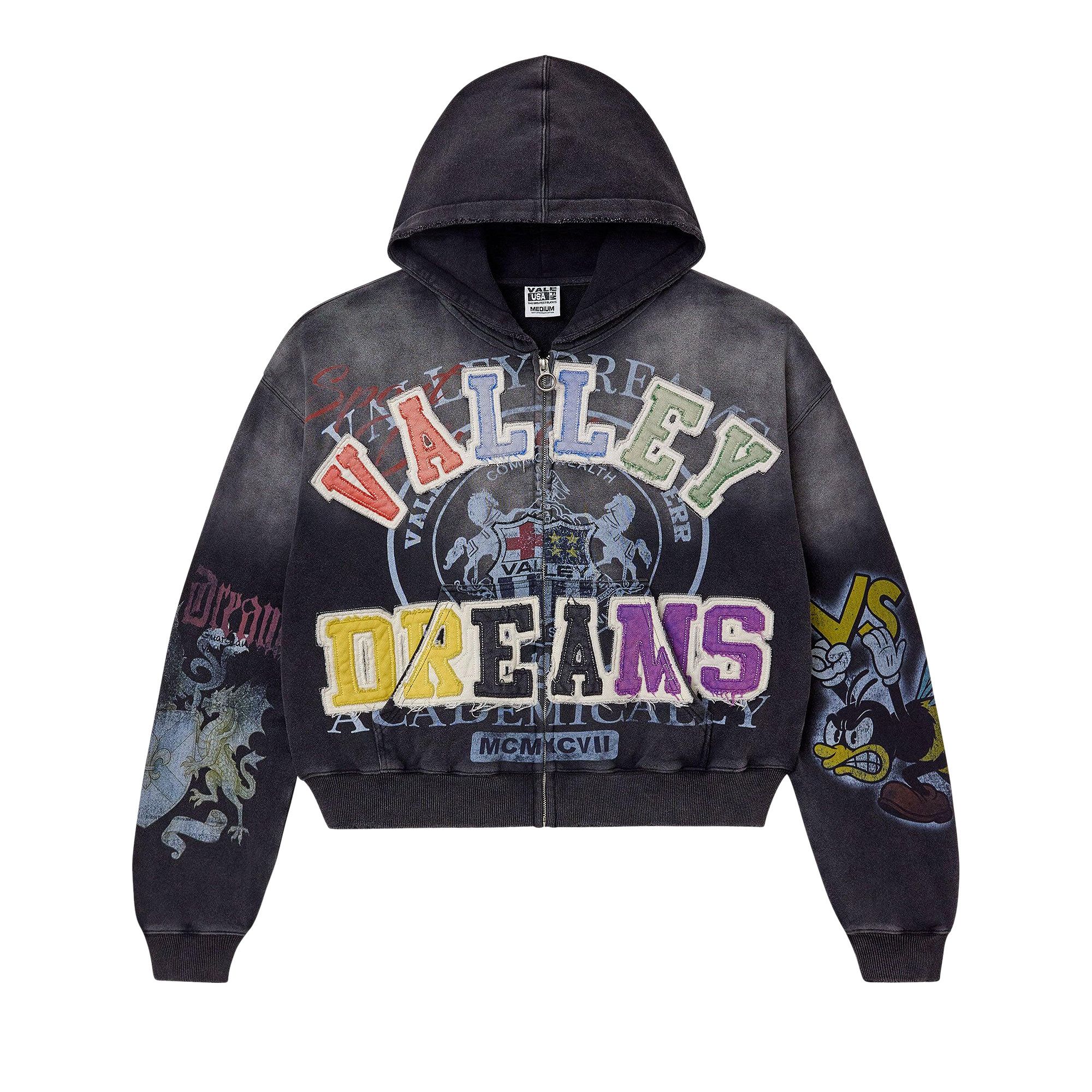 Buy Vale Forever Blasted Zip Up 'Black' - VALE 09 007 BZU BK | GOAT