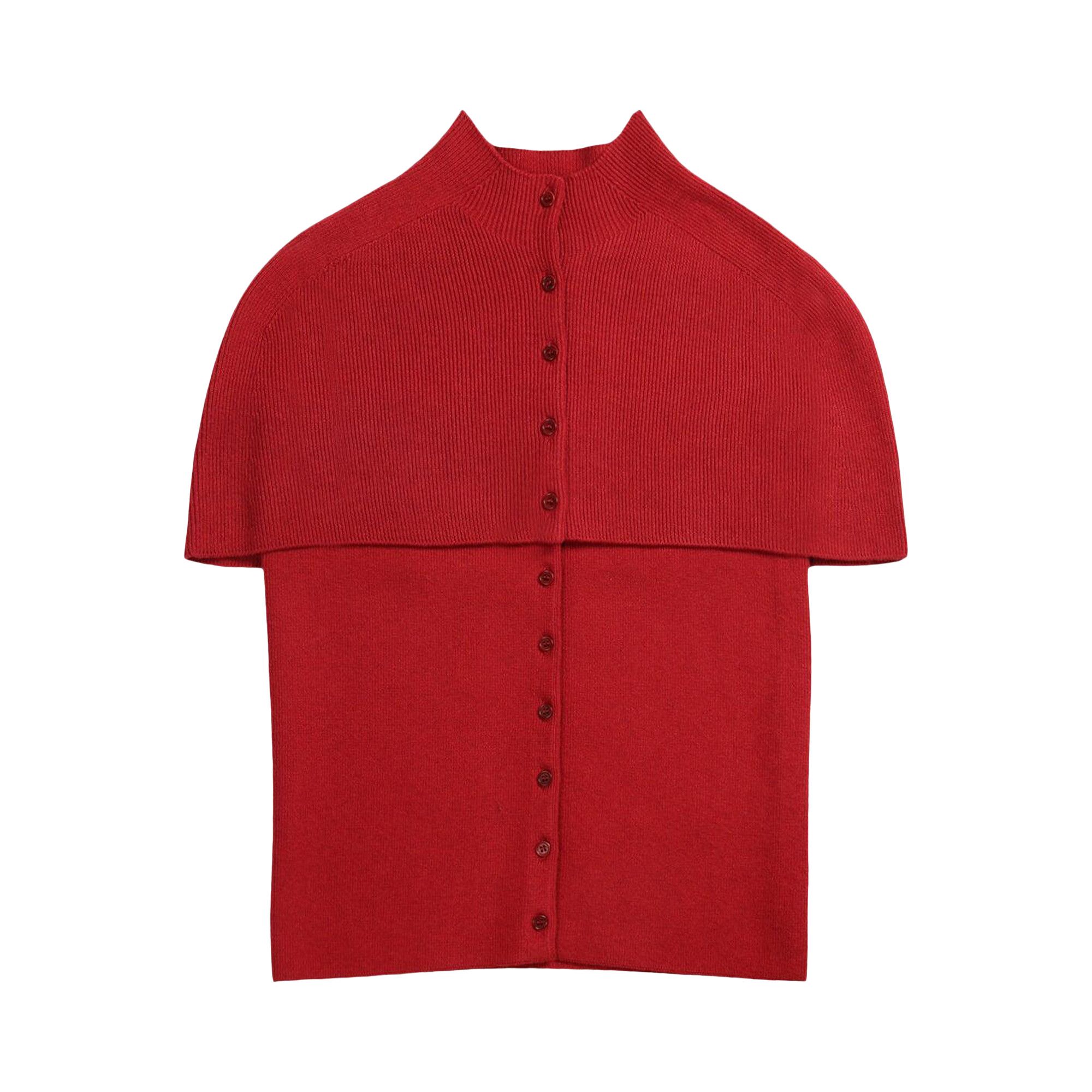AMOMENTO ケープ トップ アンド バンドゥ Buy Amomento Cape Top & Bandeau Set 'Red' - AM25FWW04KN RED | GOAT