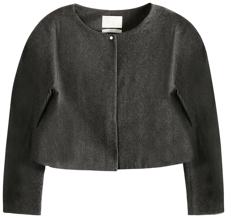 Amomento Rounded Shoulder Jacket Charcoal