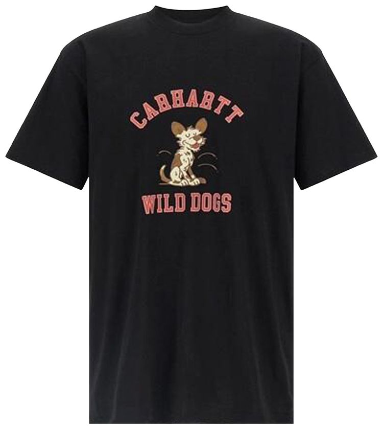 Carhartt WIP Short Sleeve Wild Dog T Shirt Black