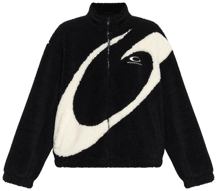 Balenciaga Zip Up Jacket Black
