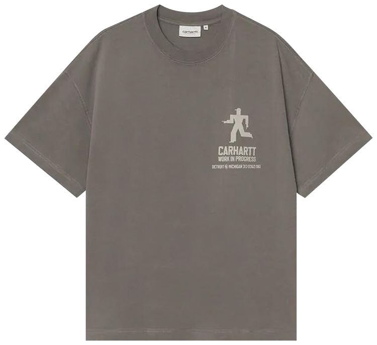 Carhartt WIP Short Sleeve Distance T Shirt Graphite