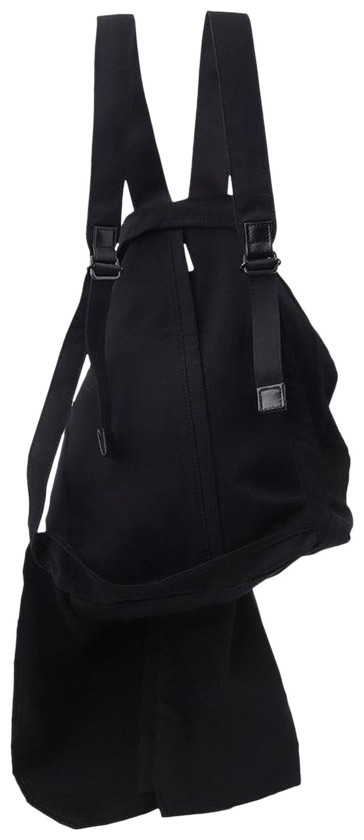 Yohji Yamamoto Cross Draped Backpack Bag Black