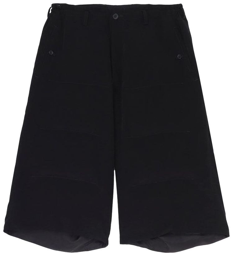 Yohji Yamamoto Pour Homme Padded Short Pants Black