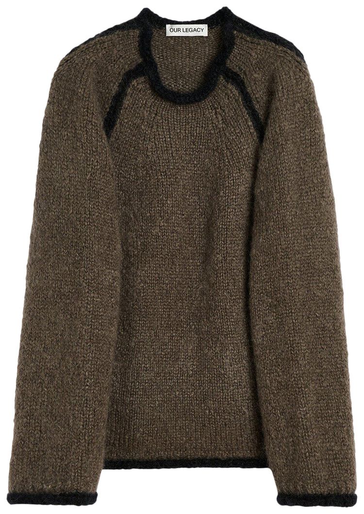 Our Legacy Rider Roundneck Sweater Steel Mohair