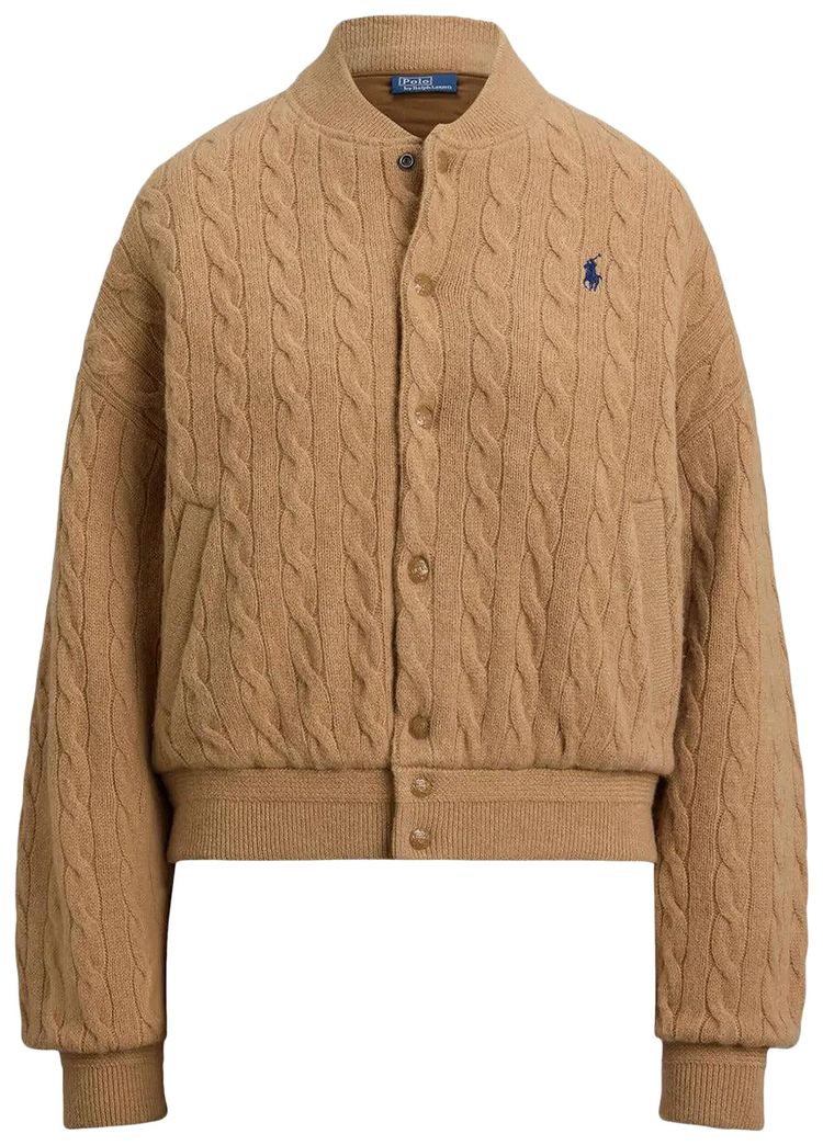 Polo Ralph Lauren Bomber Coat Camel Melange