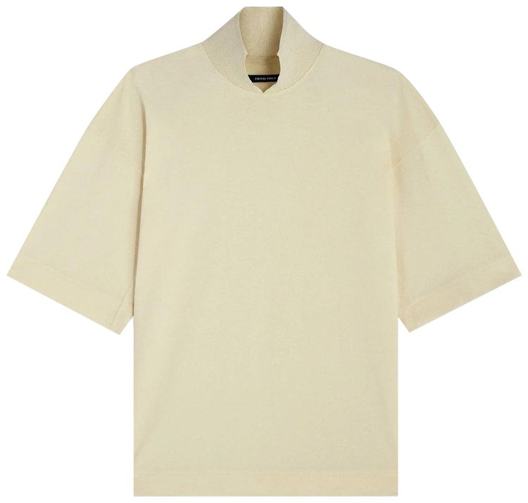 Phoebe Philo Cut Collar T Shirt Cream