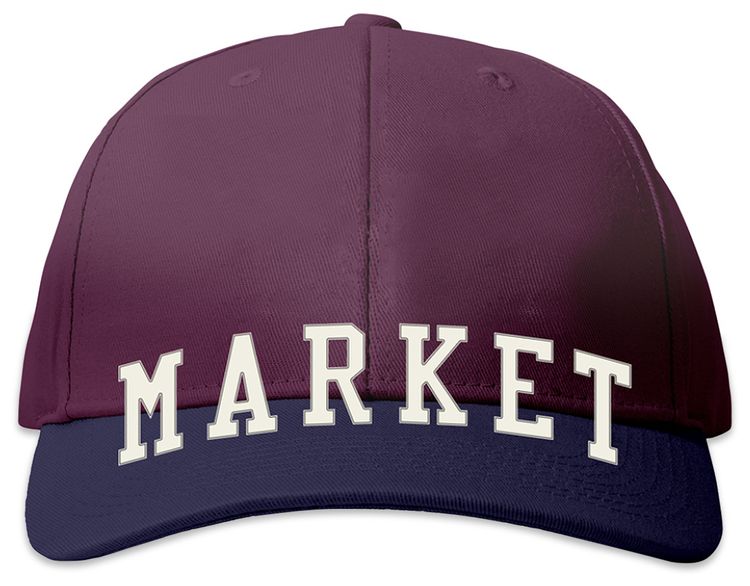 Market Vintage Arc 6 Panel Hat Wine Skipper Blue