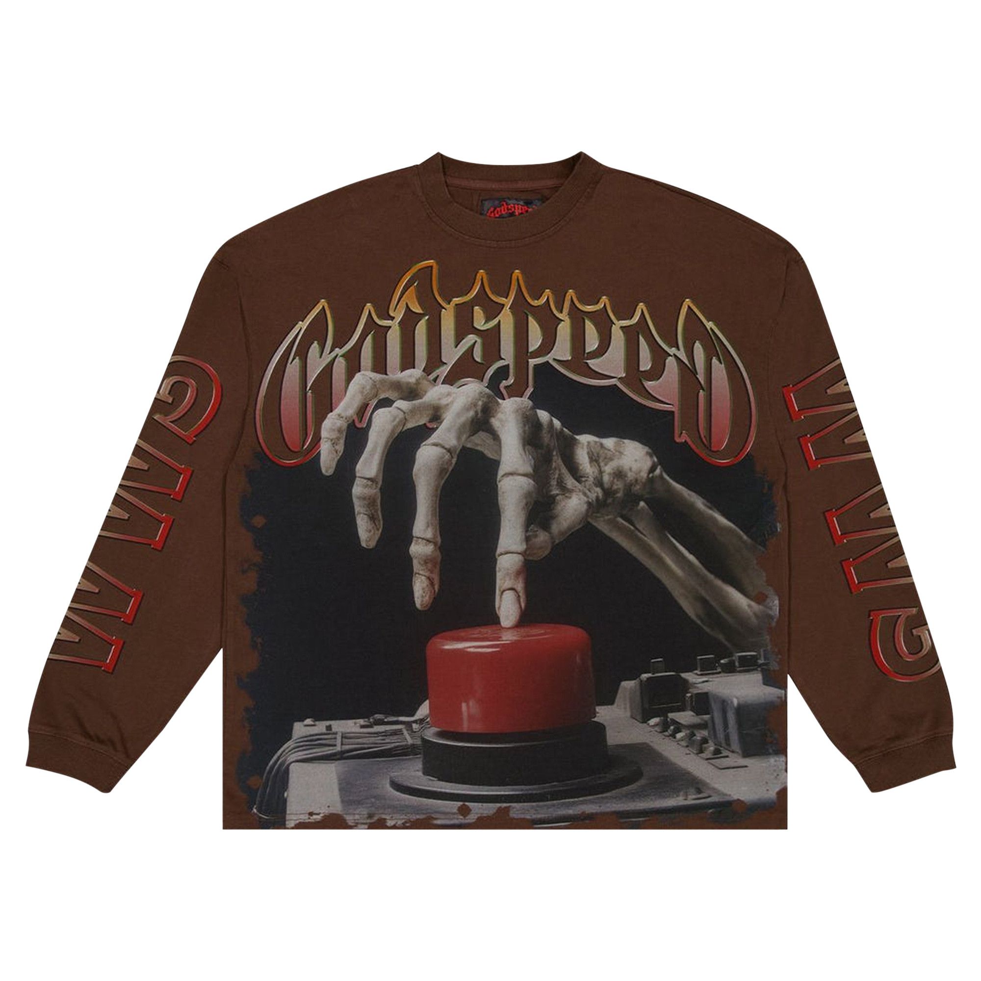 Buy Godspeed Detonator Long-Sleeve T-Shirt 'Mocha Wash' - 11652