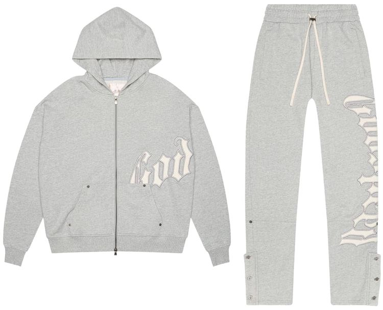 Godspeed OG Logo Sweatsuit V2 Heather Grey