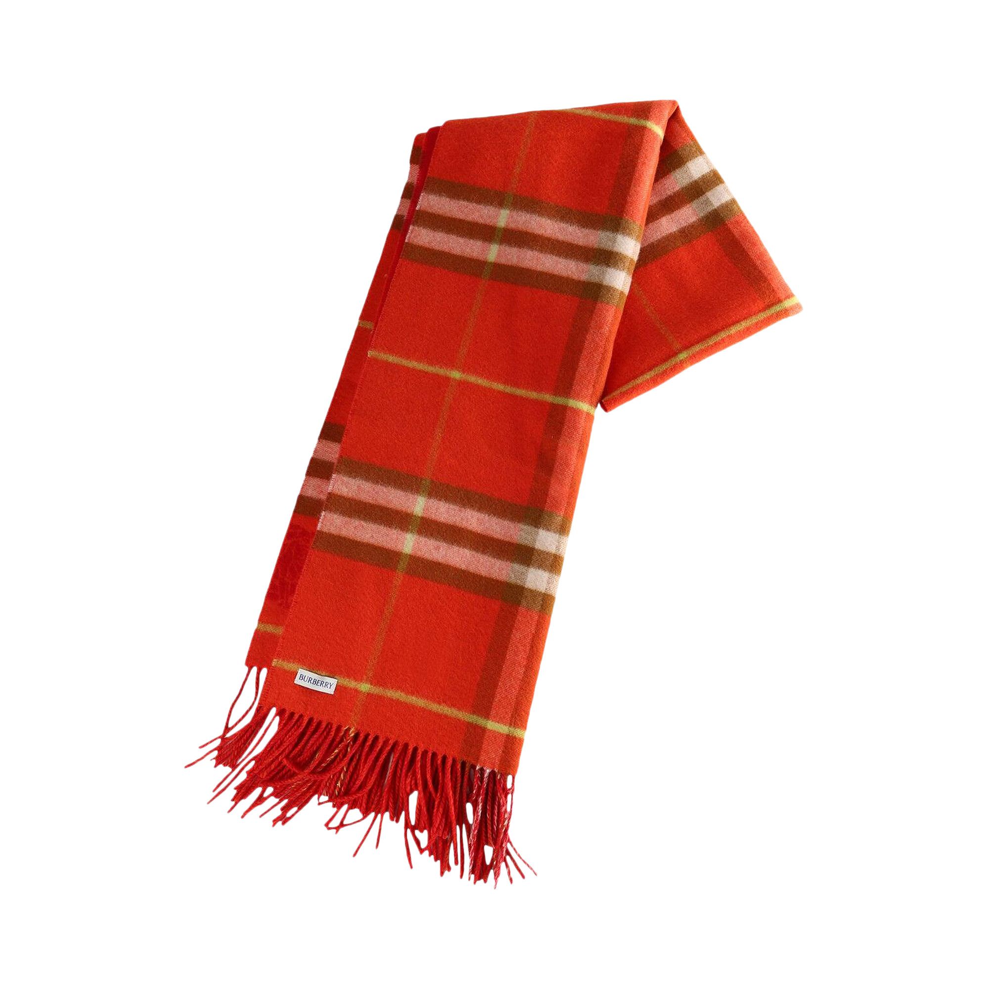 Buy Burberry Solid To Gc Scarf 'Tomato Red' - 8113932 TOMA | GOAT
