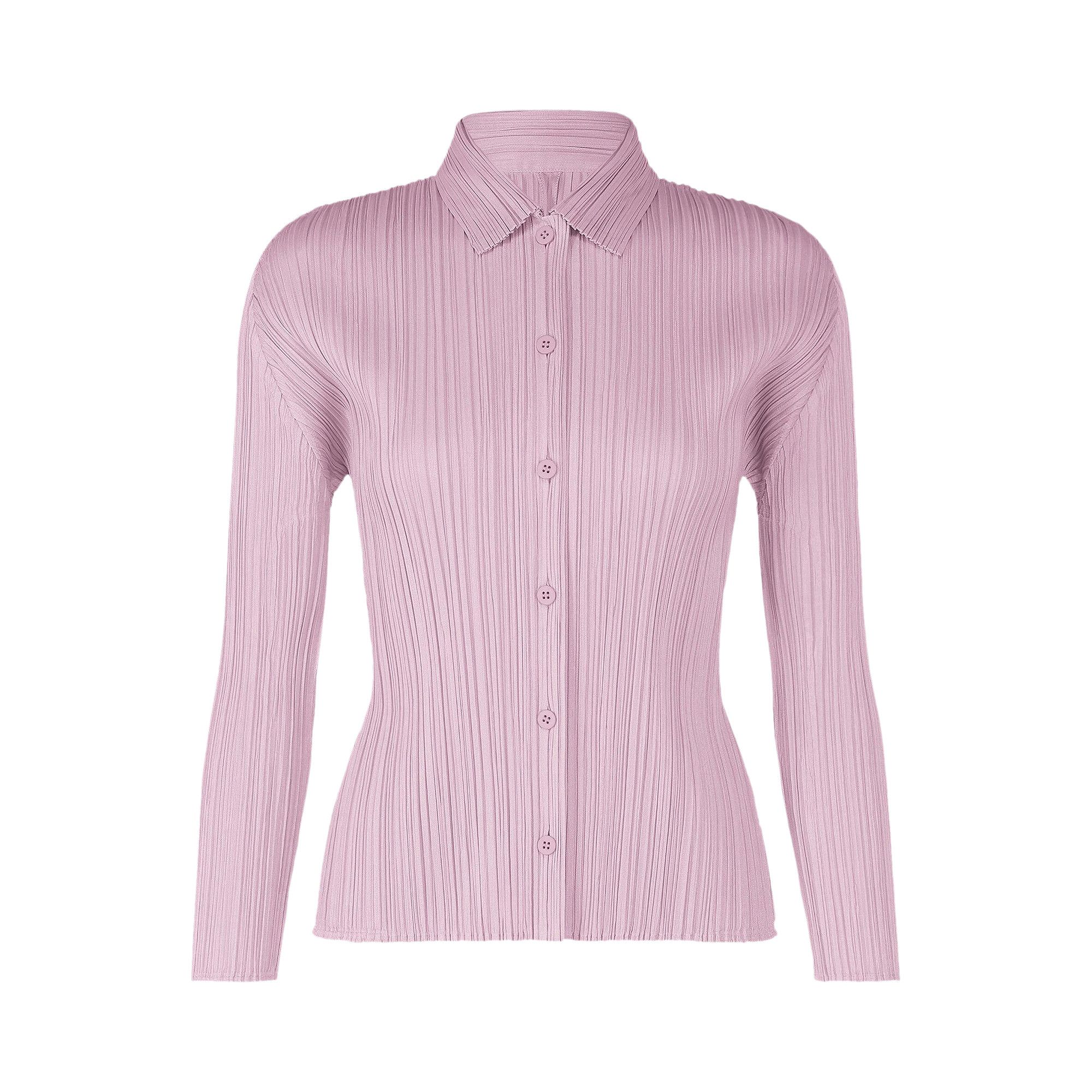 Buy Pleats Please Issey Miyake Pleats Shirt 'Light Pink