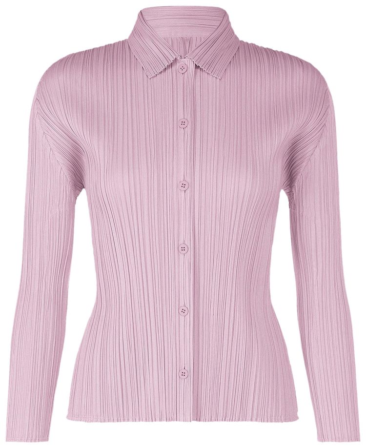 Pleats Please Issey Miyake Pleats Shirt Light Pink