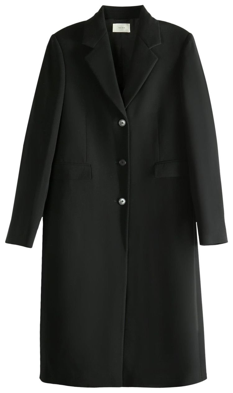 The Row Cerys Coat Black
