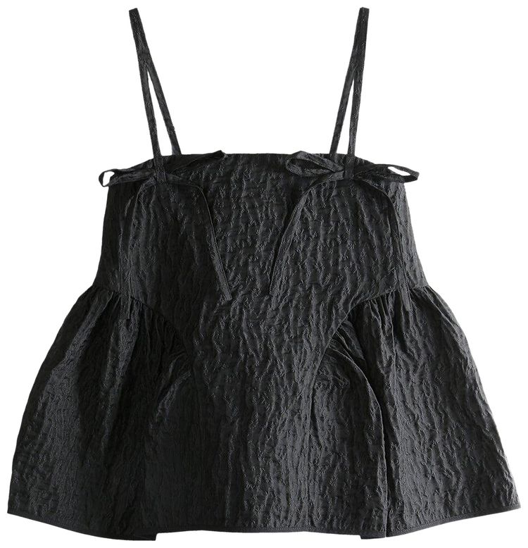 Cecilie Bahnsen Akira Top Black