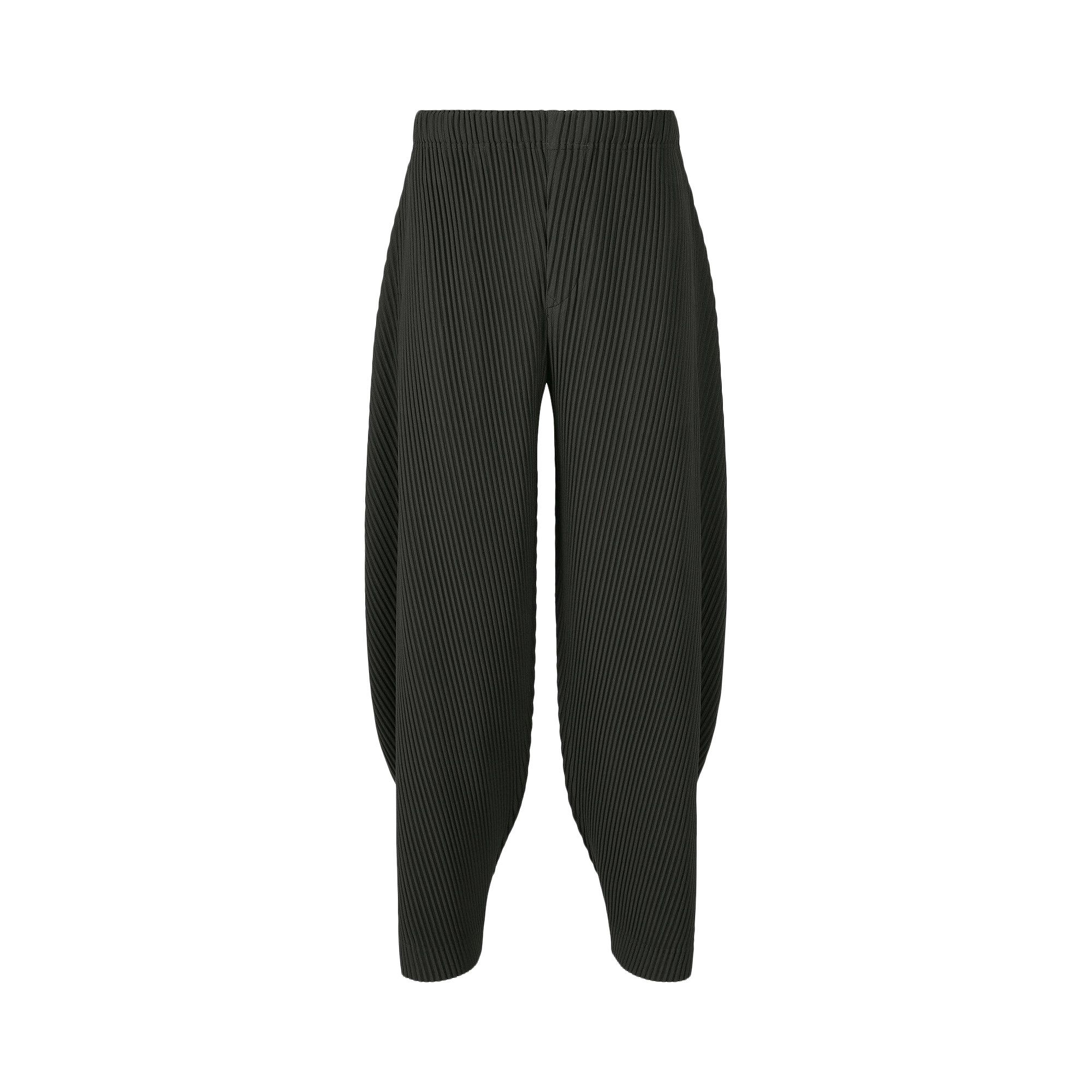 Buy Homme Plissé Issey Miyake Angular Stone Pants 'Coke Gray