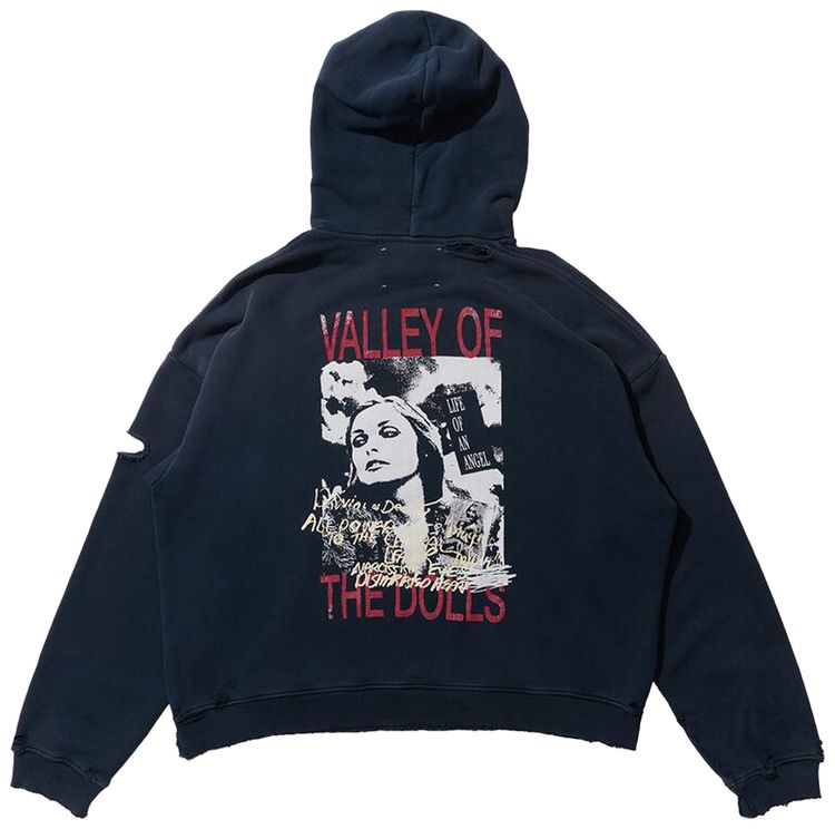 Paly Hollywood Valley Of Dolls Hoodie Vintage Black