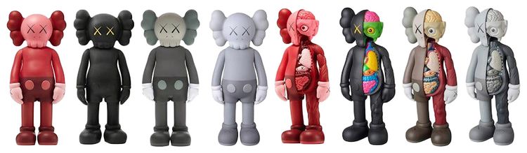 KAWS Companion Flayed  Companion Open Edition Vinyl Figure Set