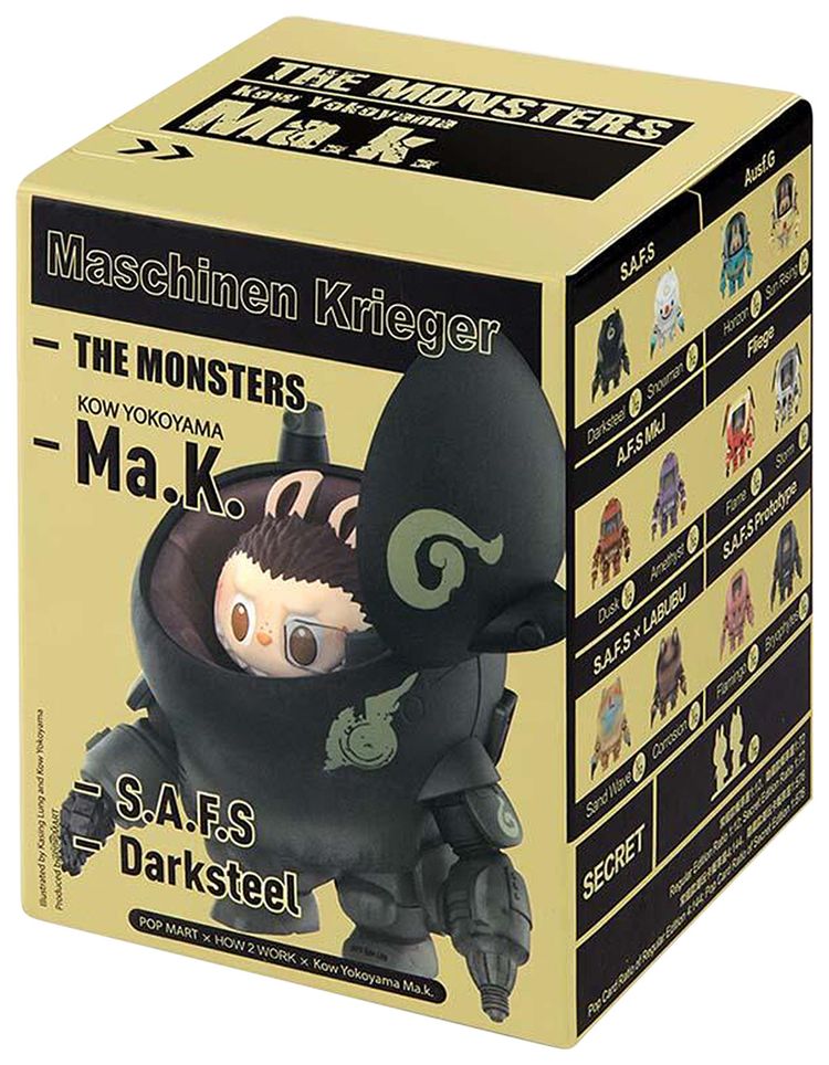 Pop Mart Labubu THE MONSTERS x Kow Yokoyama MAKSeries Figure Single Blind Box Mystery