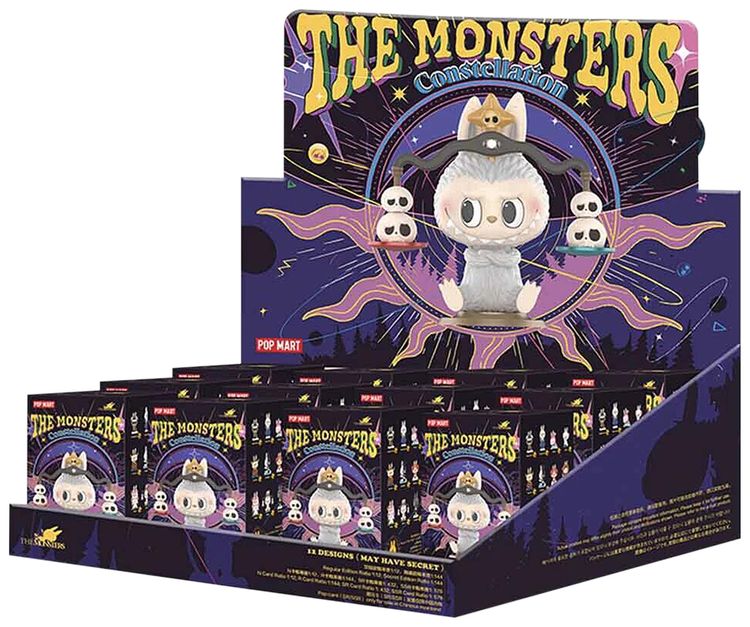 Pop Mart Labubu THE MONSTERS Constellation Series Figures Sealed Case Mystery 12 Blind Boxes