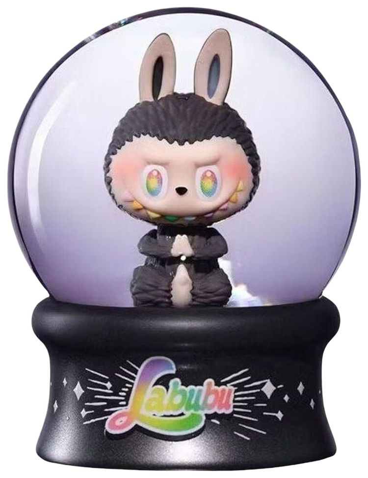 Pop Mart Labubu THE MONSTERS Big into Energy Series ID Crystal Ball Black Secret Edition