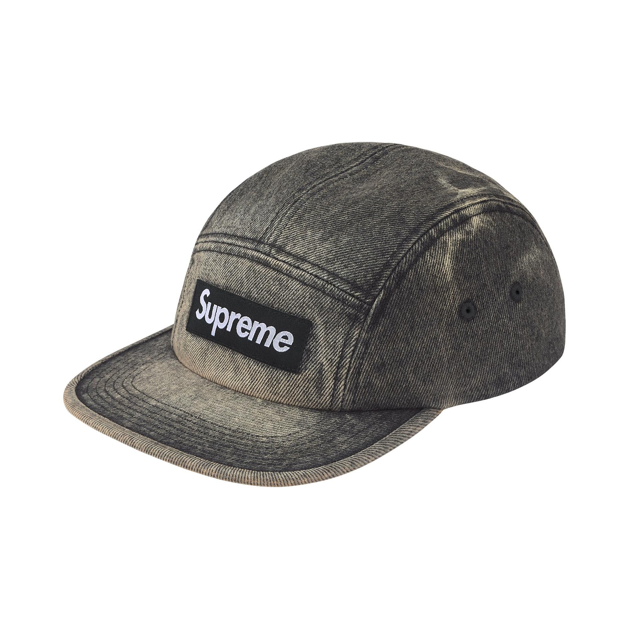 Buy Supreme Denim Camp Cap 'Washed Black' - FW25H90 WASHED BLACK