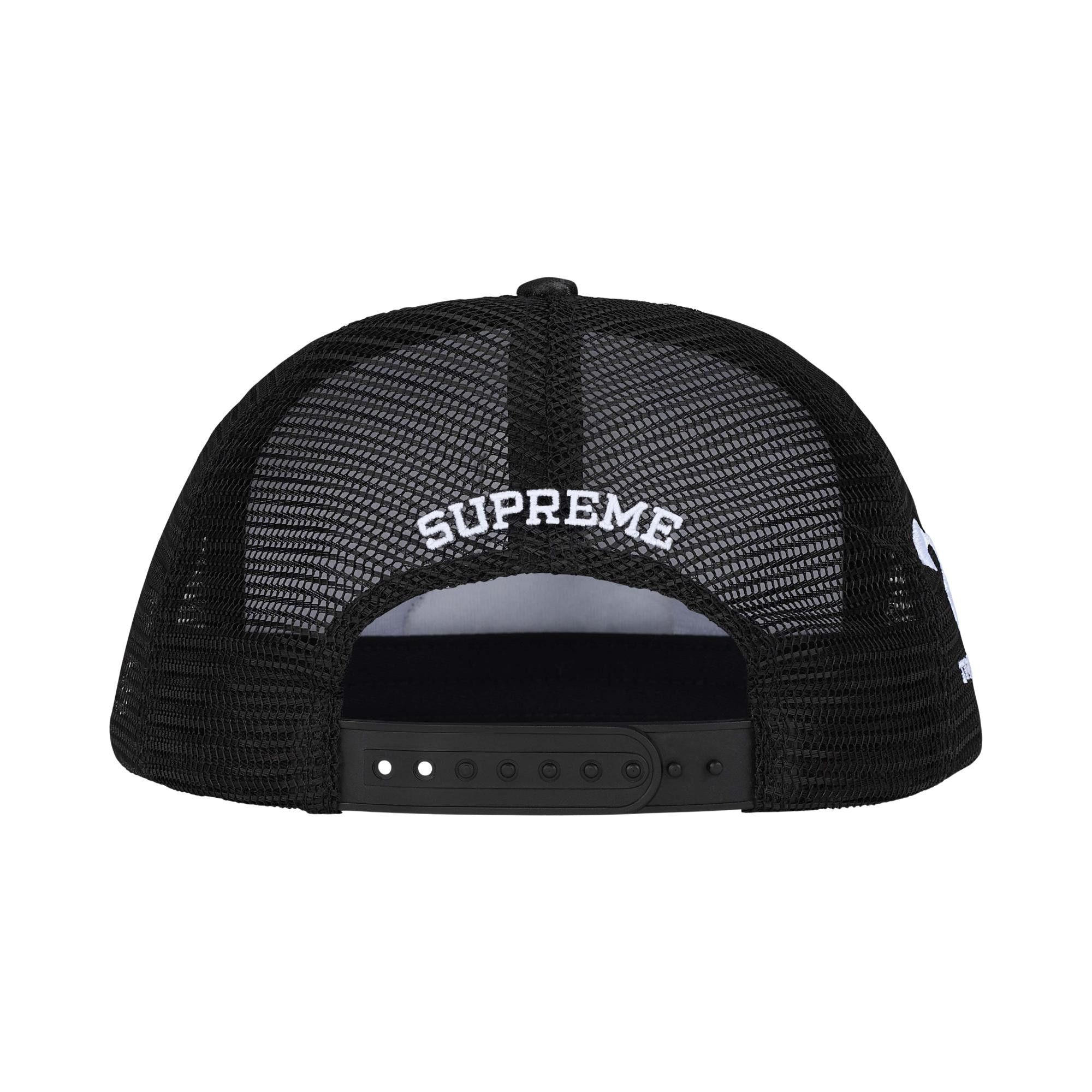 【新商品】Pinup Mesh Back 5-Panel Black Camo Supreme FW25 Pinup Mesh Back 5 Panel Cap Hat Black Camo One