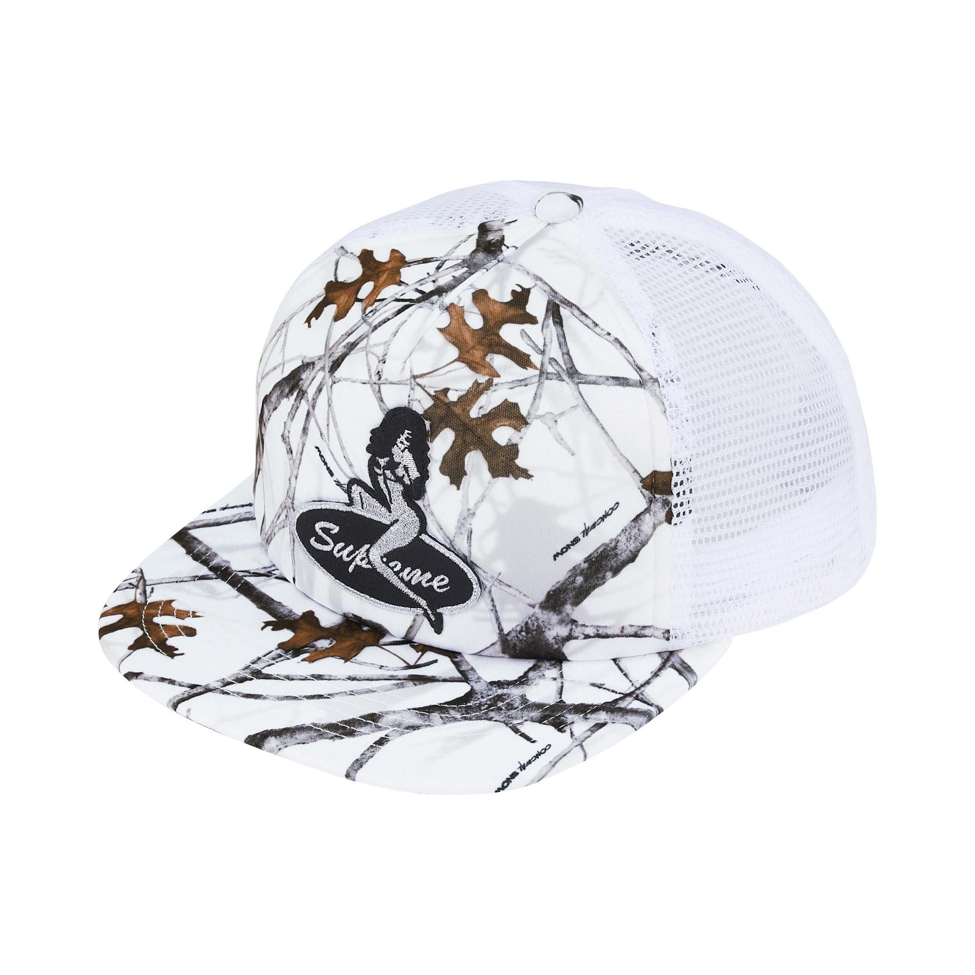 帽子 Supreme Pinup Mesh Back 5-Panel camo Supreme FW25 Pinup Mesh Back 5 Panel Cap Hat TrueTimber Fall Camo