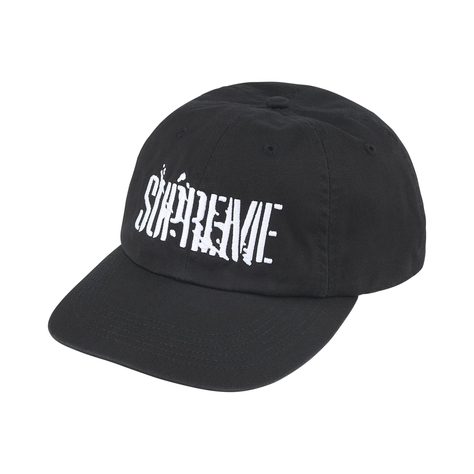 Buy Supreme Splatter 6-Panel 'Black' - FW25H120 BLACK | GOAT