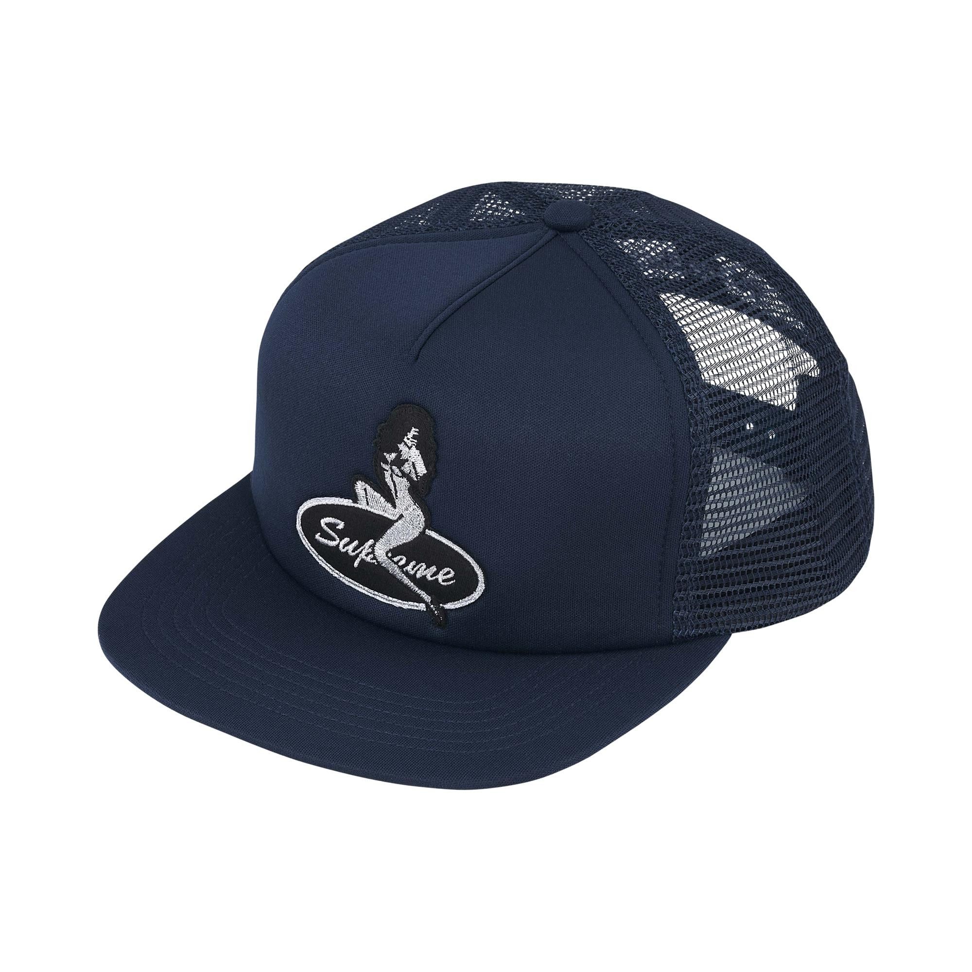 Buy Supreme Pinup Mesh Back 5-Panel 'Navy' - FW25H60 NAVY | GOAT