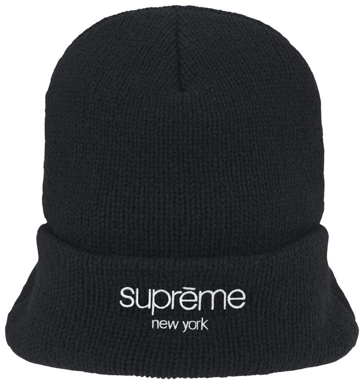 Supreme Radar Beanie Black