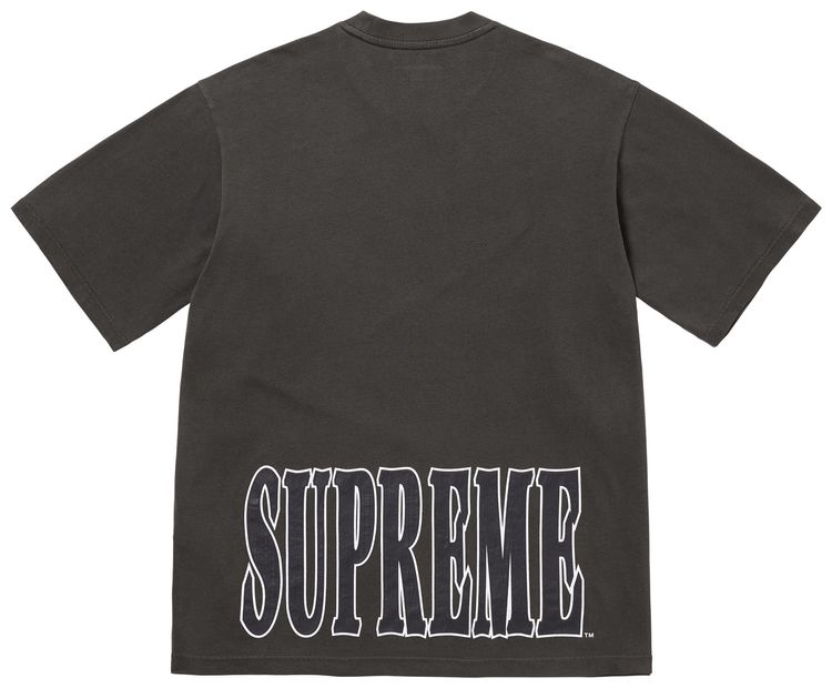 Supreme Cracked Stretch Short Sleeve Top Black